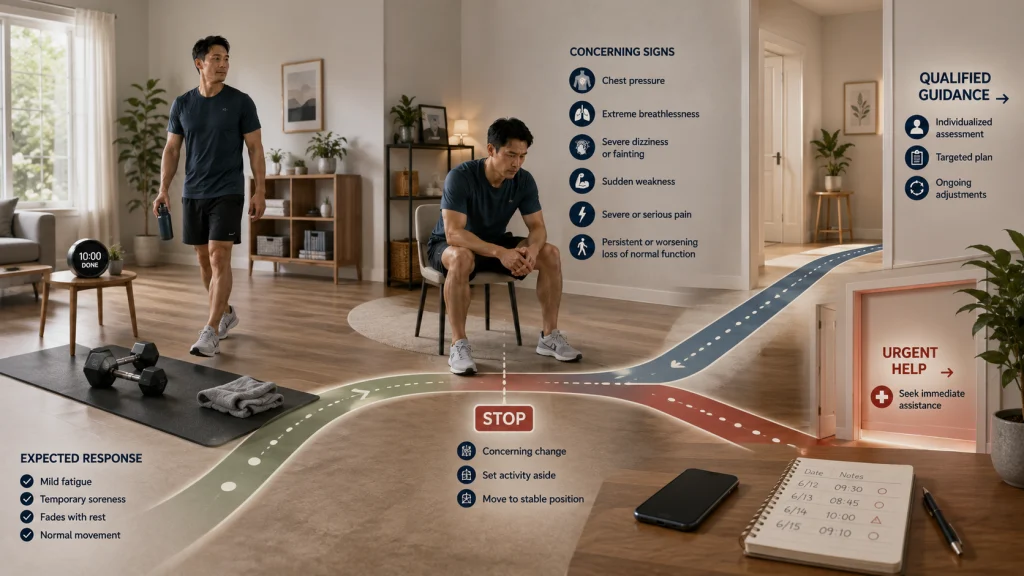 Beginner Exercise Safety Boundary