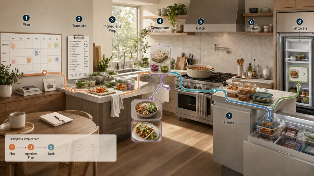 Meal Prep Methods Map