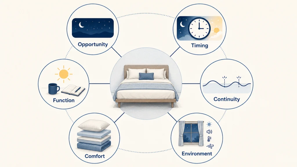 Six Part Sleep System