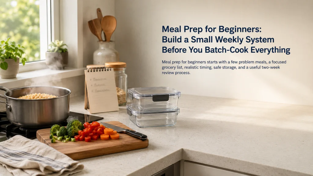 Meal Prep For Beginners