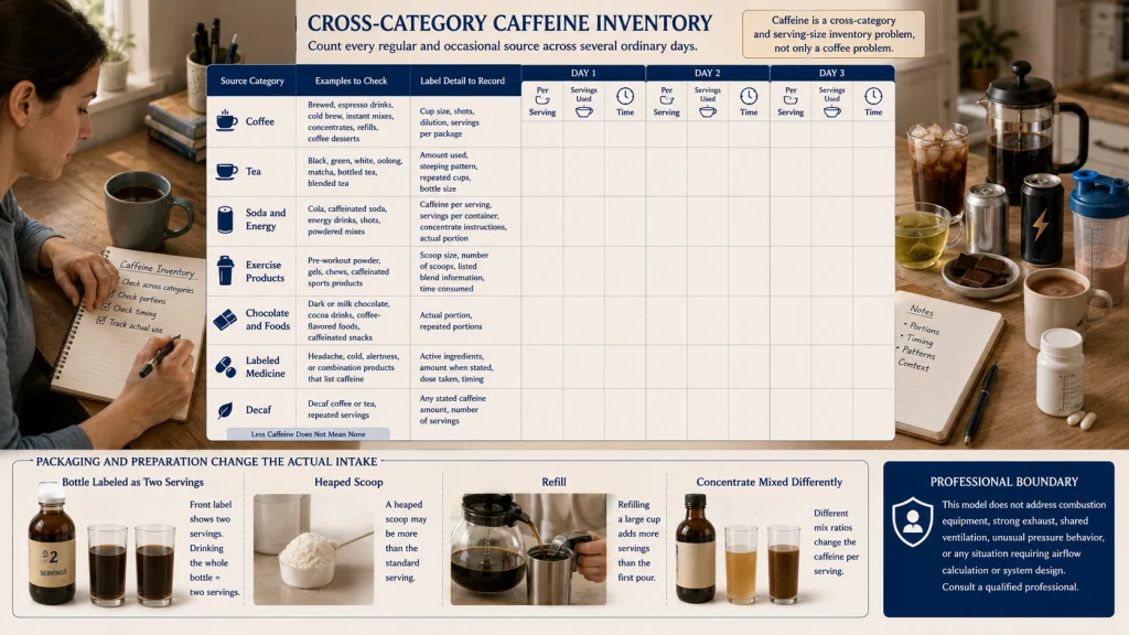 Complete Caffeine Source Inventory