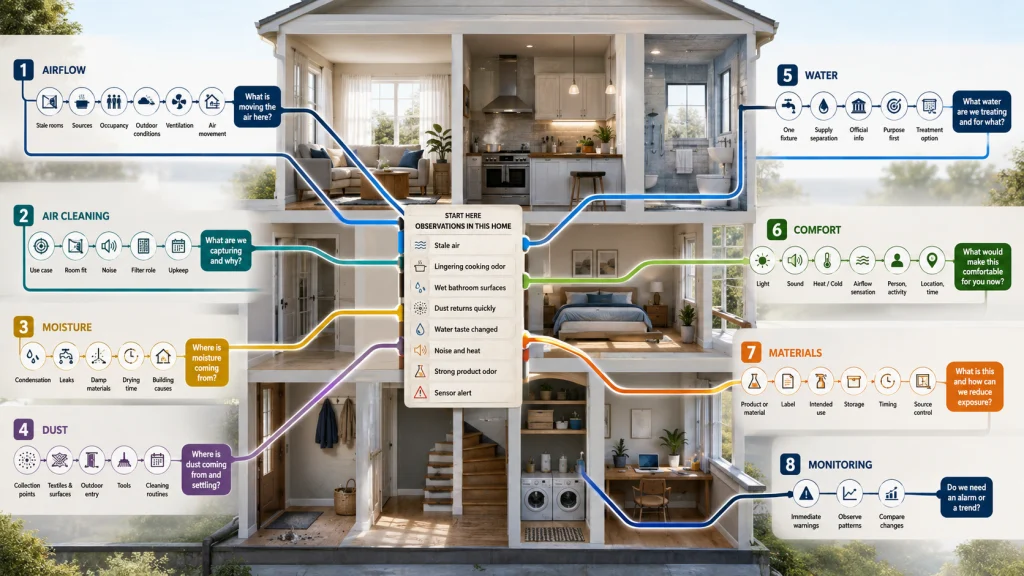 Eight Healthy Home Decision Routes