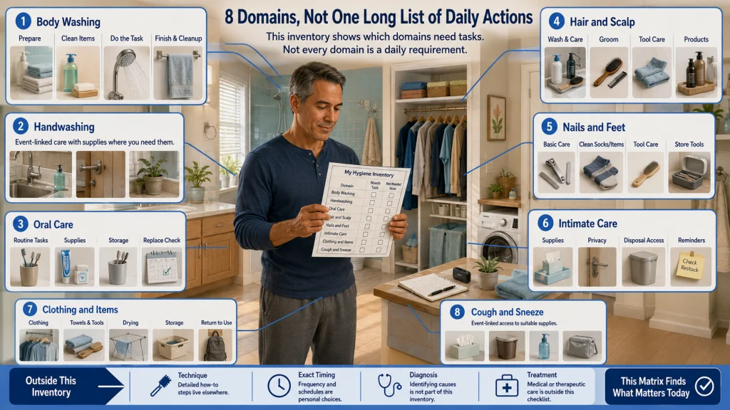 Eight Personal Hygiene Domains