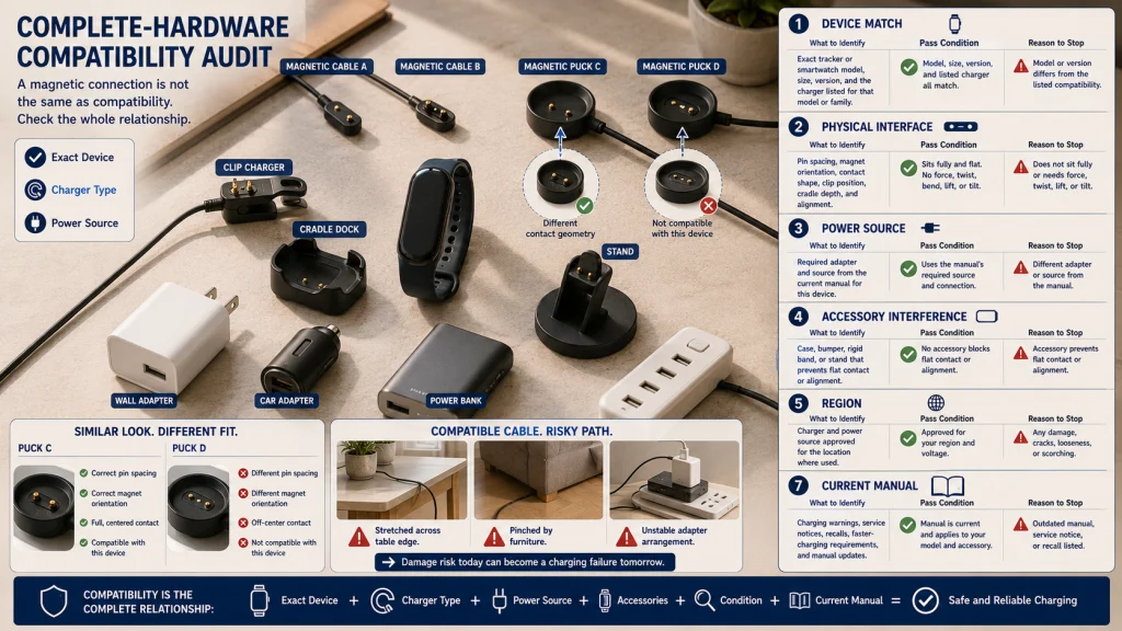Fitness Tracker Charger Compatibility