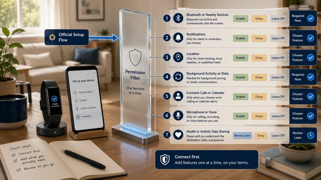 Fitness Tracker Permission Decisions