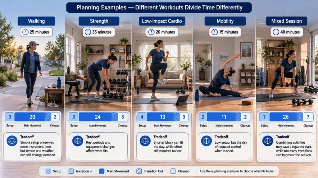 Five Home Workout Time Structures