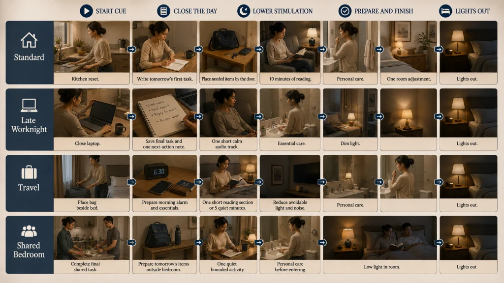 Four Bedtime Routine Templates