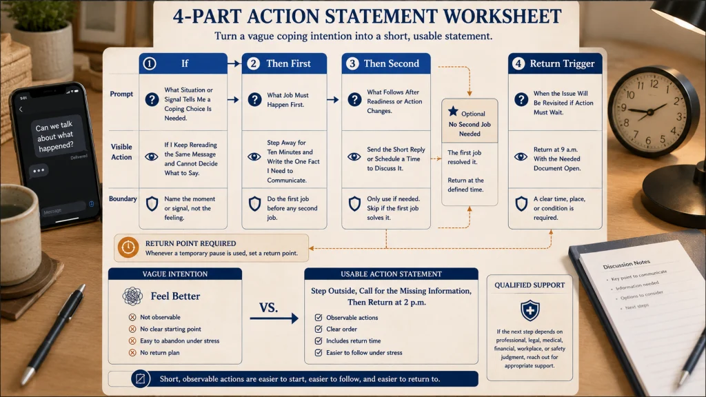 If Then Coping Statement Builder