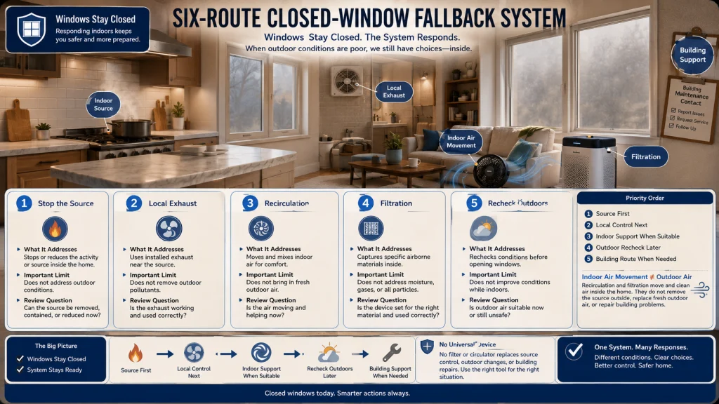 Indoor Air Fallbacks When Windows Stay Closed