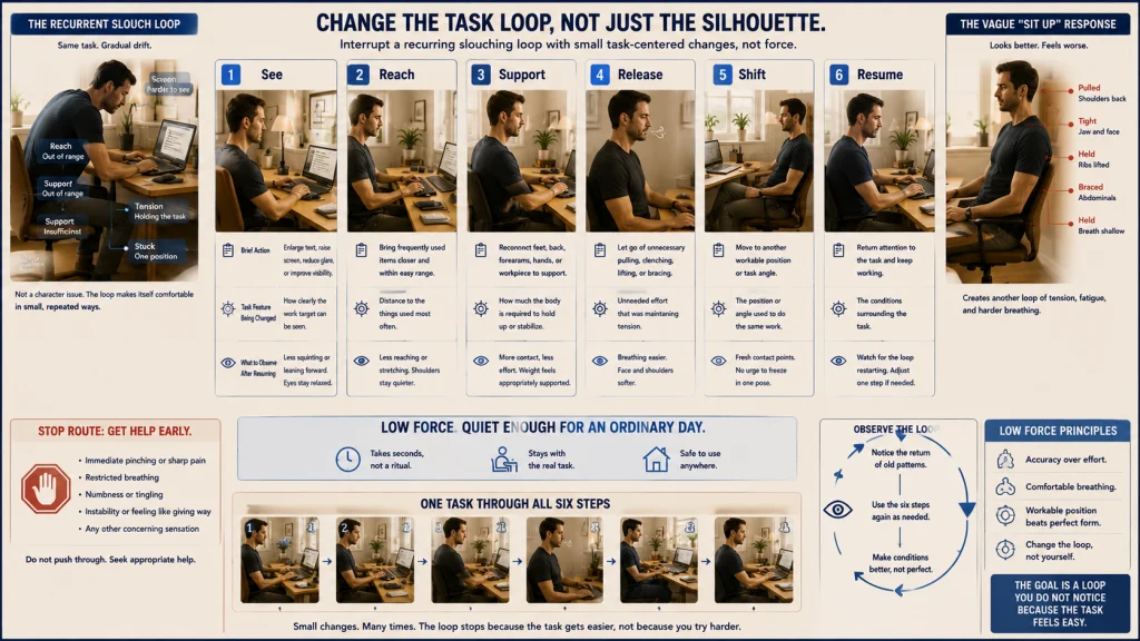 Low Force Posture Reset Menu