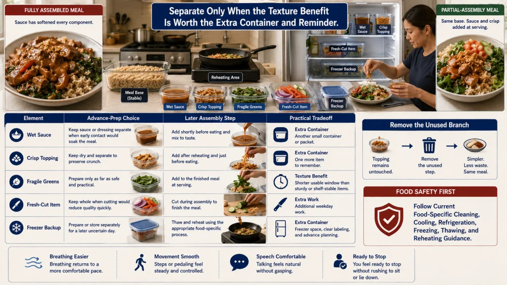 Meal Prep Texture and Assembly Decisions