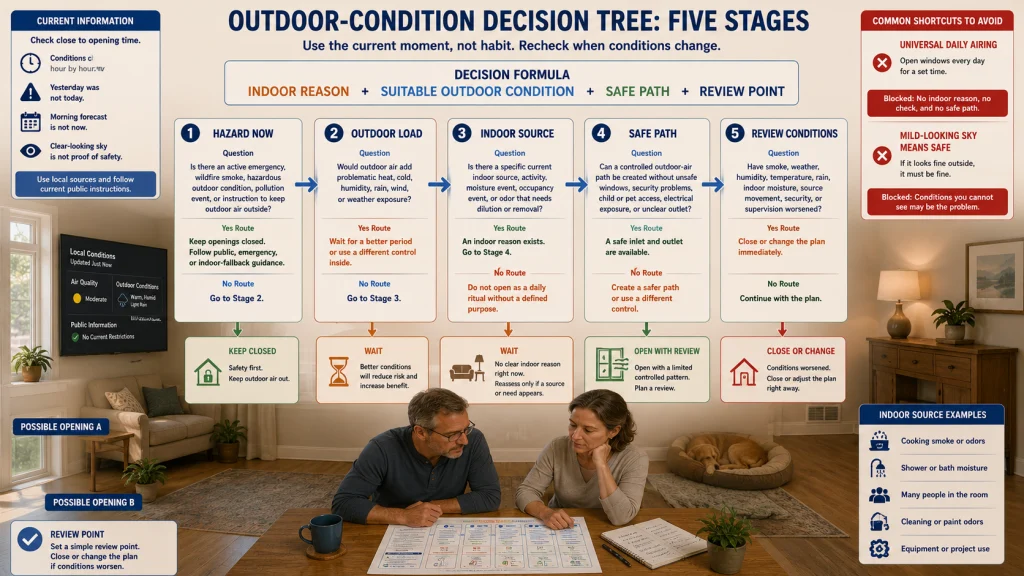 Open or Keep Windows Closed Decision Tree
