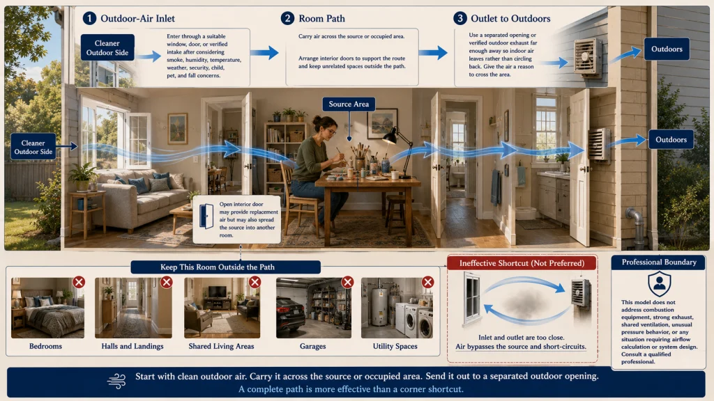 Outdoor Air Inlet and Outlet Path