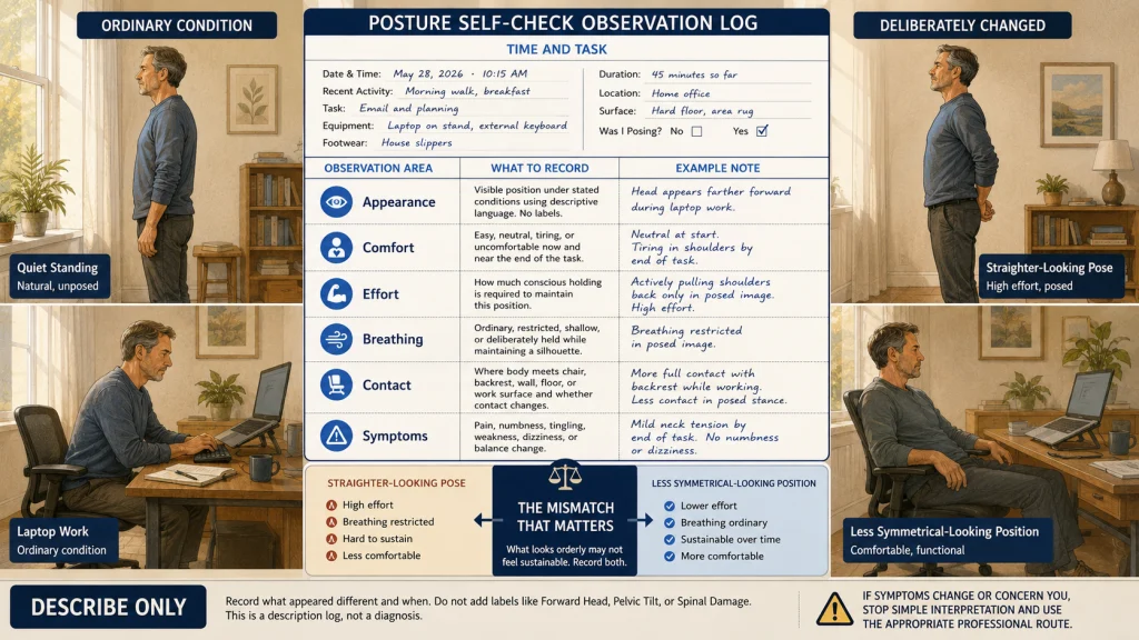Posture Appearance and Context Log