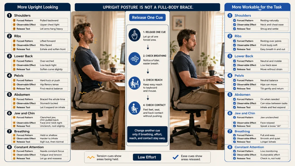 Posture Overcorrection Checklist