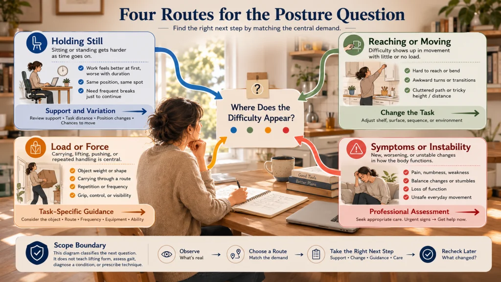 Posture Question Routing Decision Tree