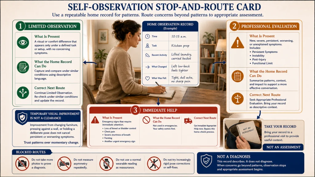 Posture Self Check Professional Boundary