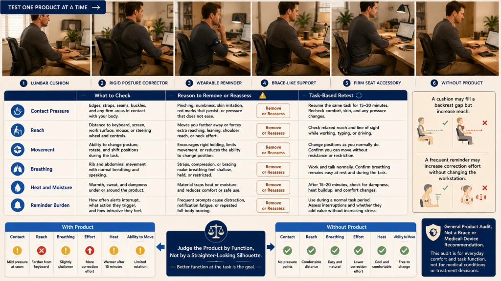 Posture Support and Corrector Product Audit