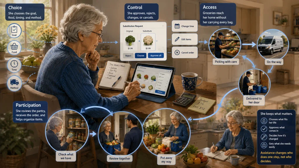 Preserving Choice Through Grocery Delivery