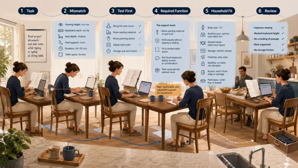 Product Last Ergonomic Support Decision