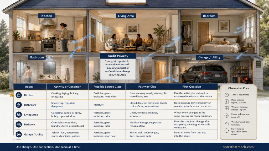 Room by Room Air Source Audit
