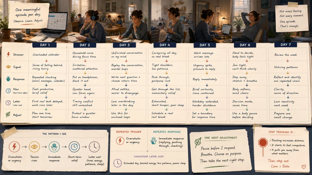 Seven Day Stress Observation Loop