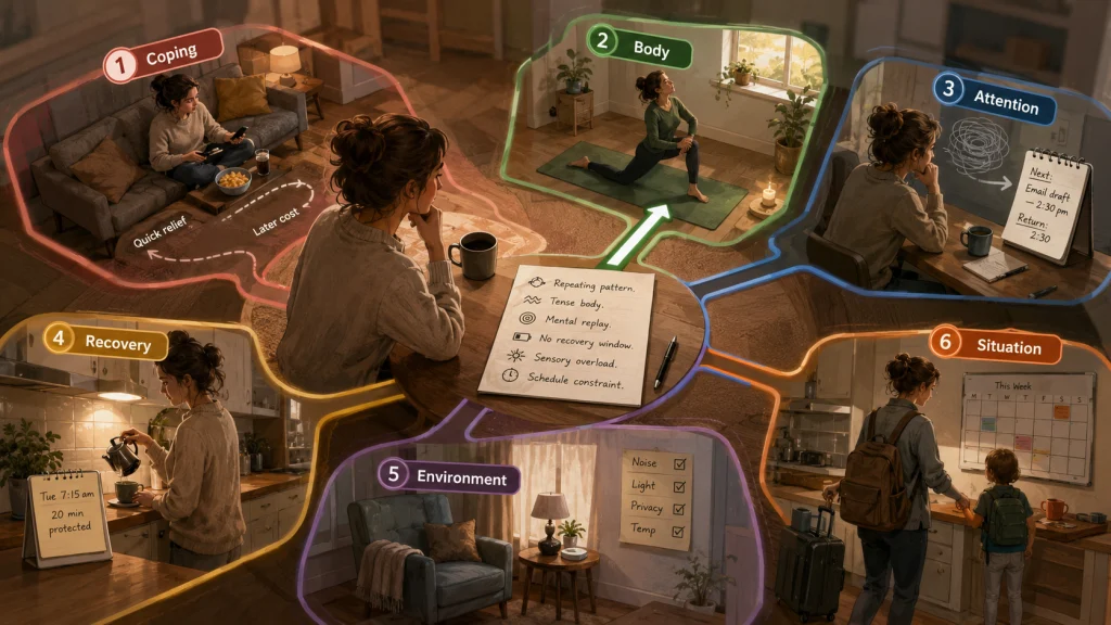Six Stress Response Routes