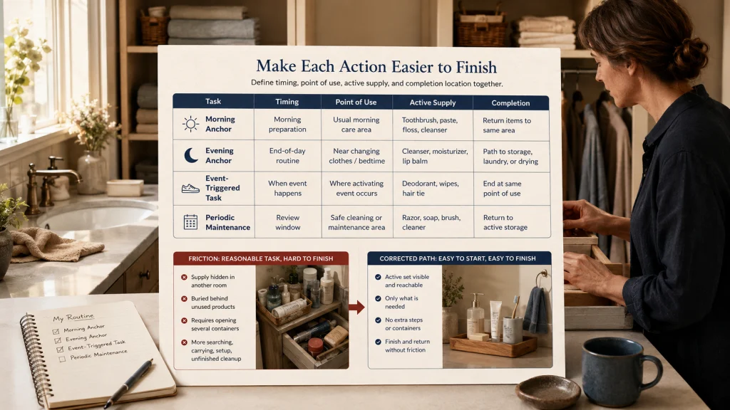 Task Timing and Location Worksheet