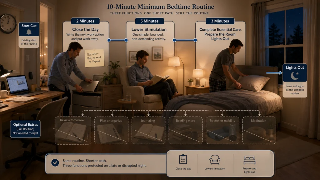 Ten Minute Bedtime Fallback