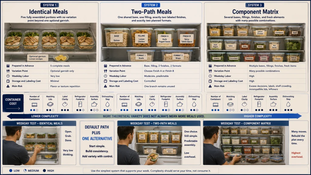 Three Meal Prep Variety Systems