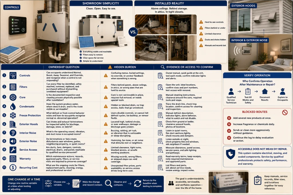 Whole House Ventilation Maintenance Audit