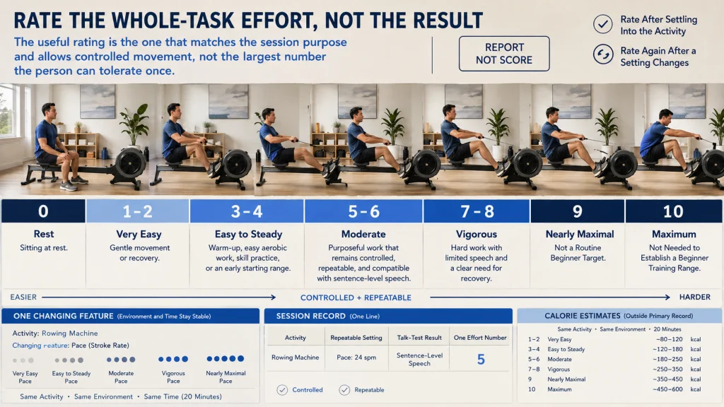 Zero to Ten Perceived Effort Scale