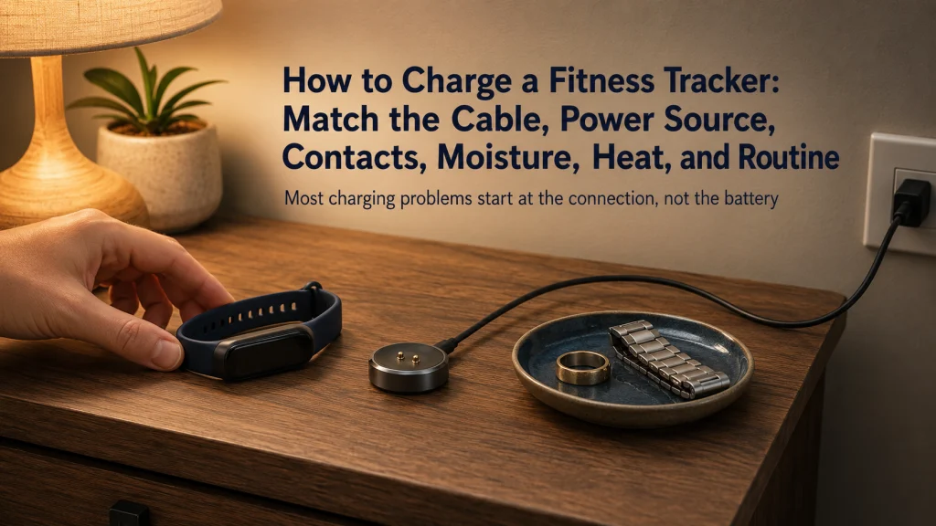 How To Charge A Fitness Tracker