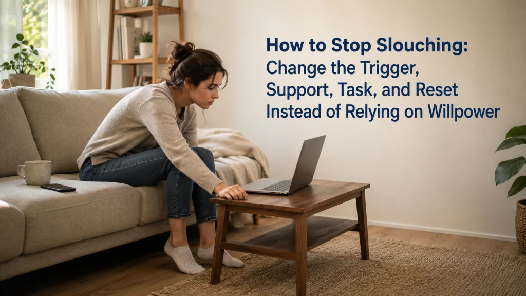 How To Stop Slouching