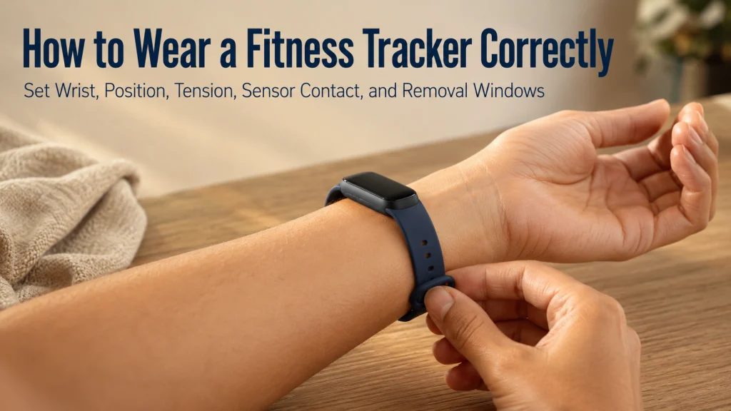 How To Wear A Fitness Tracker Correctly