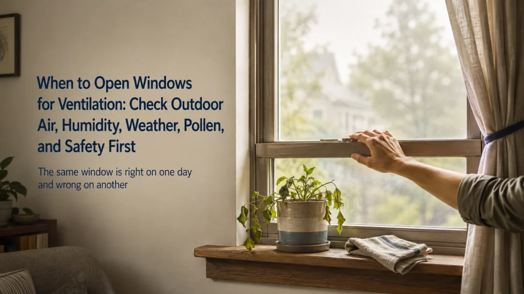When To Open Windows For Ventilation