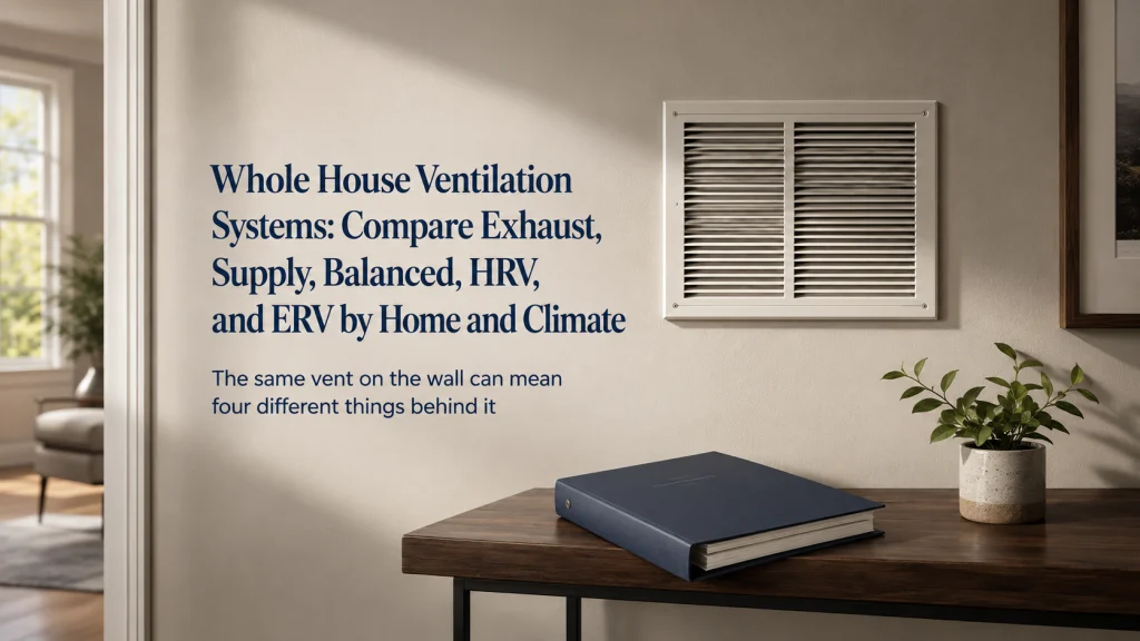 Whole House Ventilation Systems
