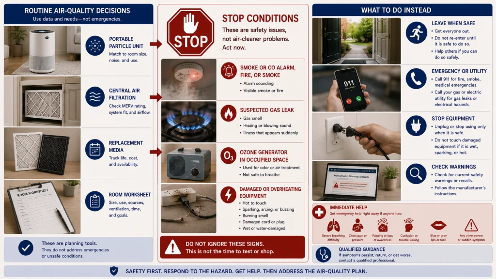 Air Cleaner Emergency Stop Boundary