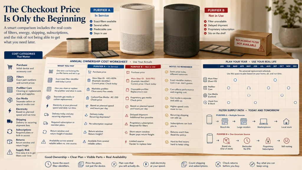 Air Purifier Annual Ownership Cost