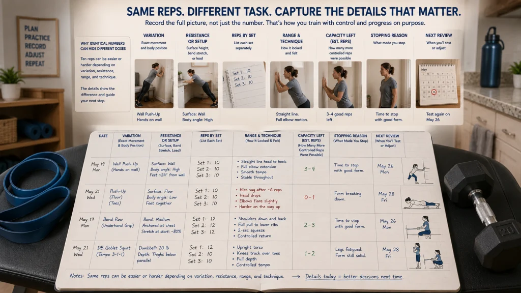 Beginner Strength Training Log
