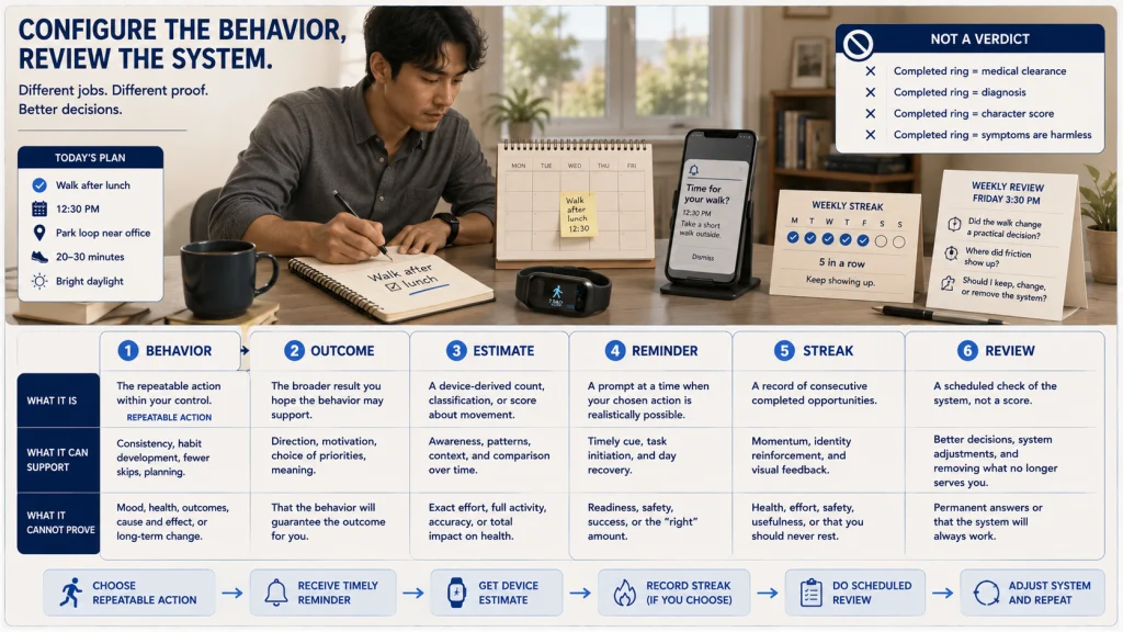 Behavior Goal Versus Outcome and Device Estimate