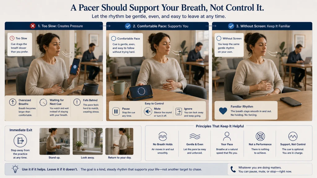 Breath Pacer Support Not Pressure