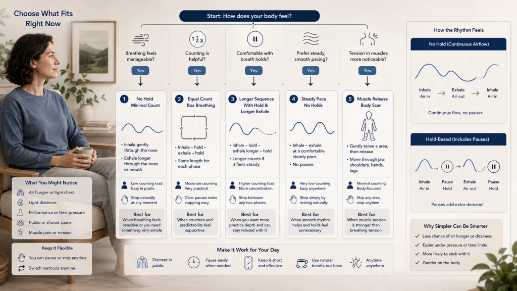 Breathing Method Tolerance Map