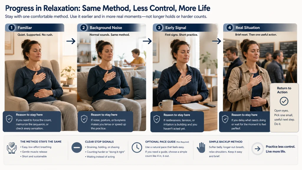 Calm to Stress Practice Progression