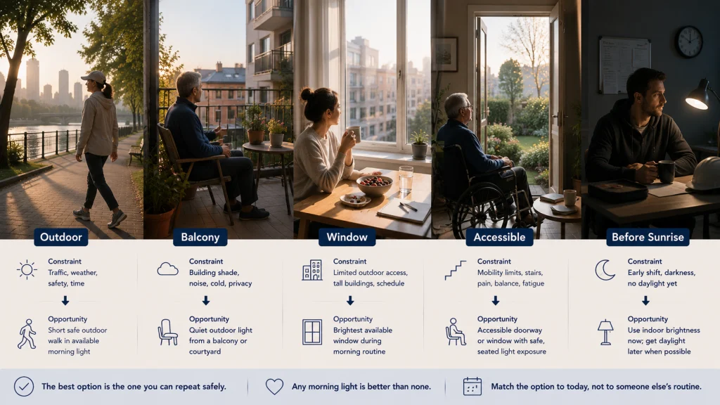 Daylight Options by Real Constraint