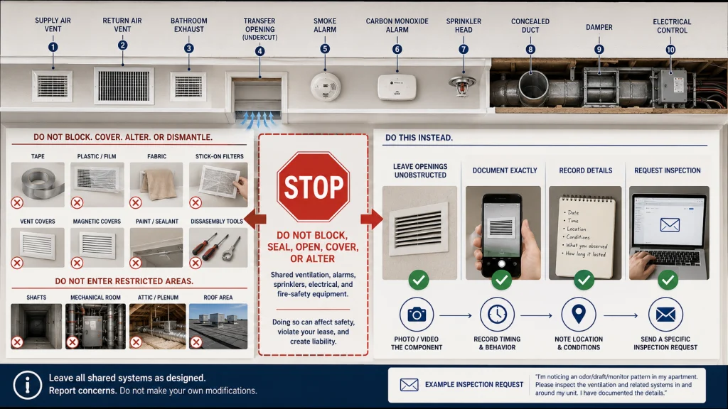 Do Not Modify Shared Air Systems
