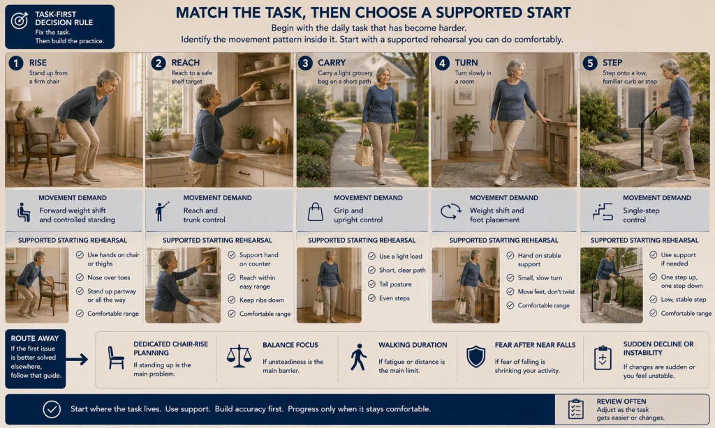 Five Daily Tasks to Movement Patterns