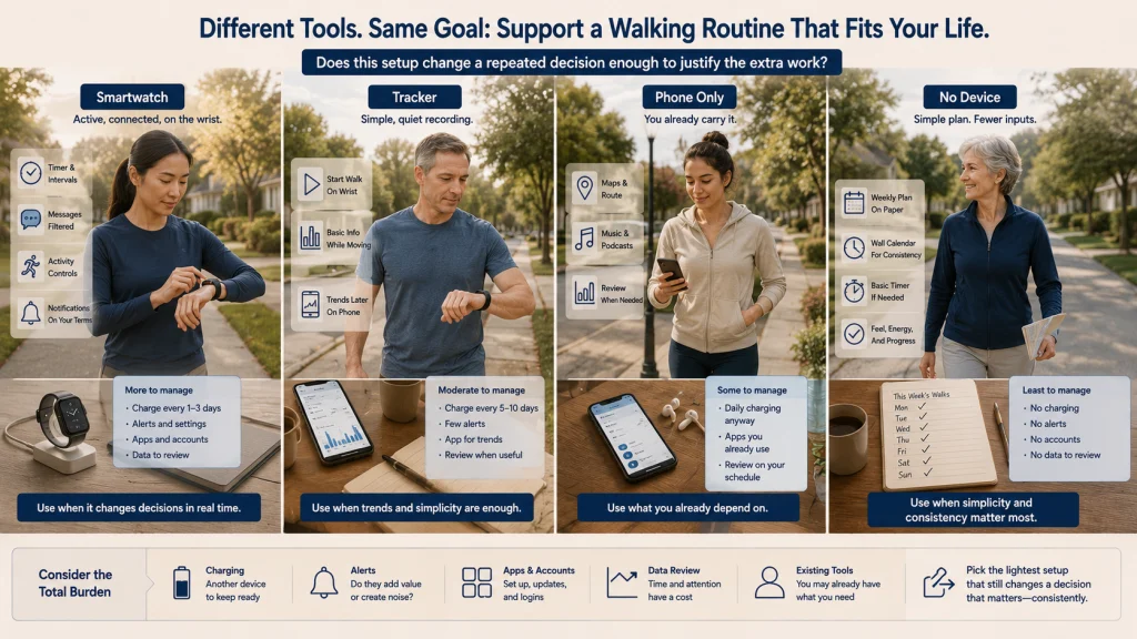 Four Wearable Decision Scenarios
