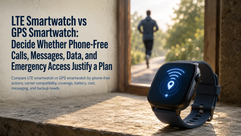 Lte Smartwatch Vs Gps Smartwatch