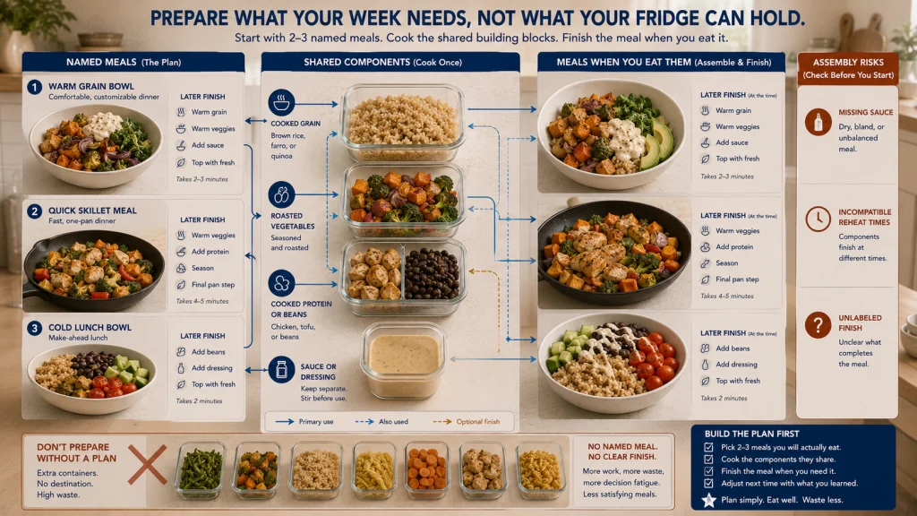 Named Meal Component Use Matrix